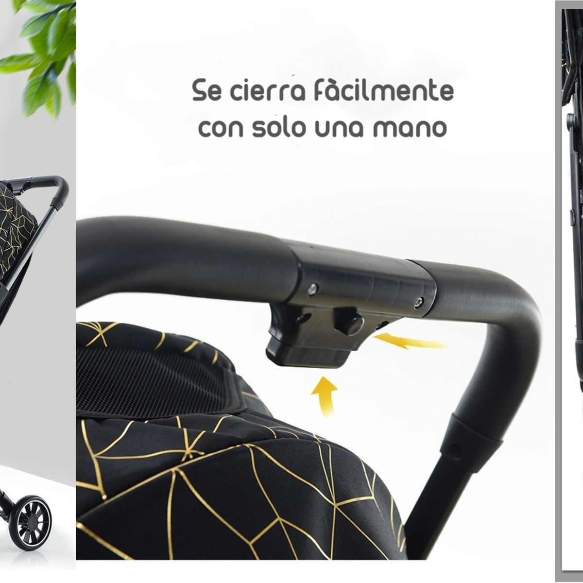 LUBABYCAS - Coche De Paseo Últra Compacto Lubabycas Rosado