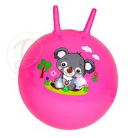 Pelota Saltarina de Goma Para Niños Niñas Fucsia