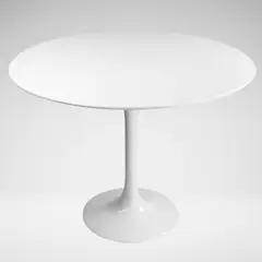 OH MI HOGAR - Mesa Tulip blanca 100cm Diámetro