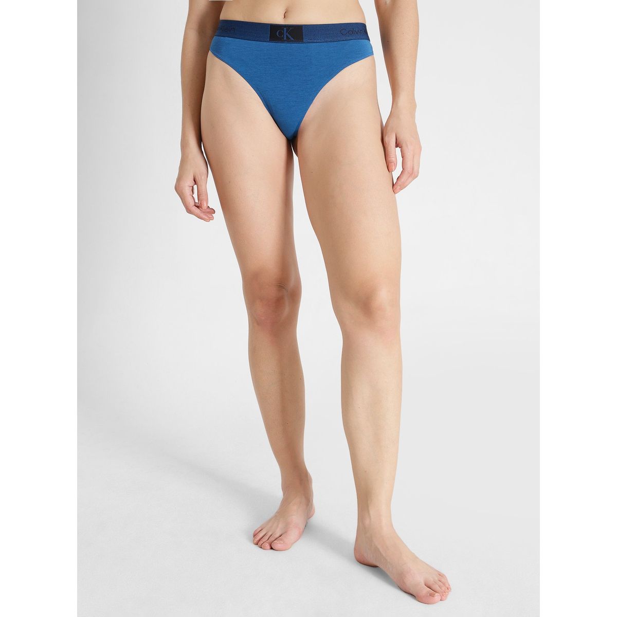 CALVIN KLEIN - Braguitas con logo Azul Calvin Klein