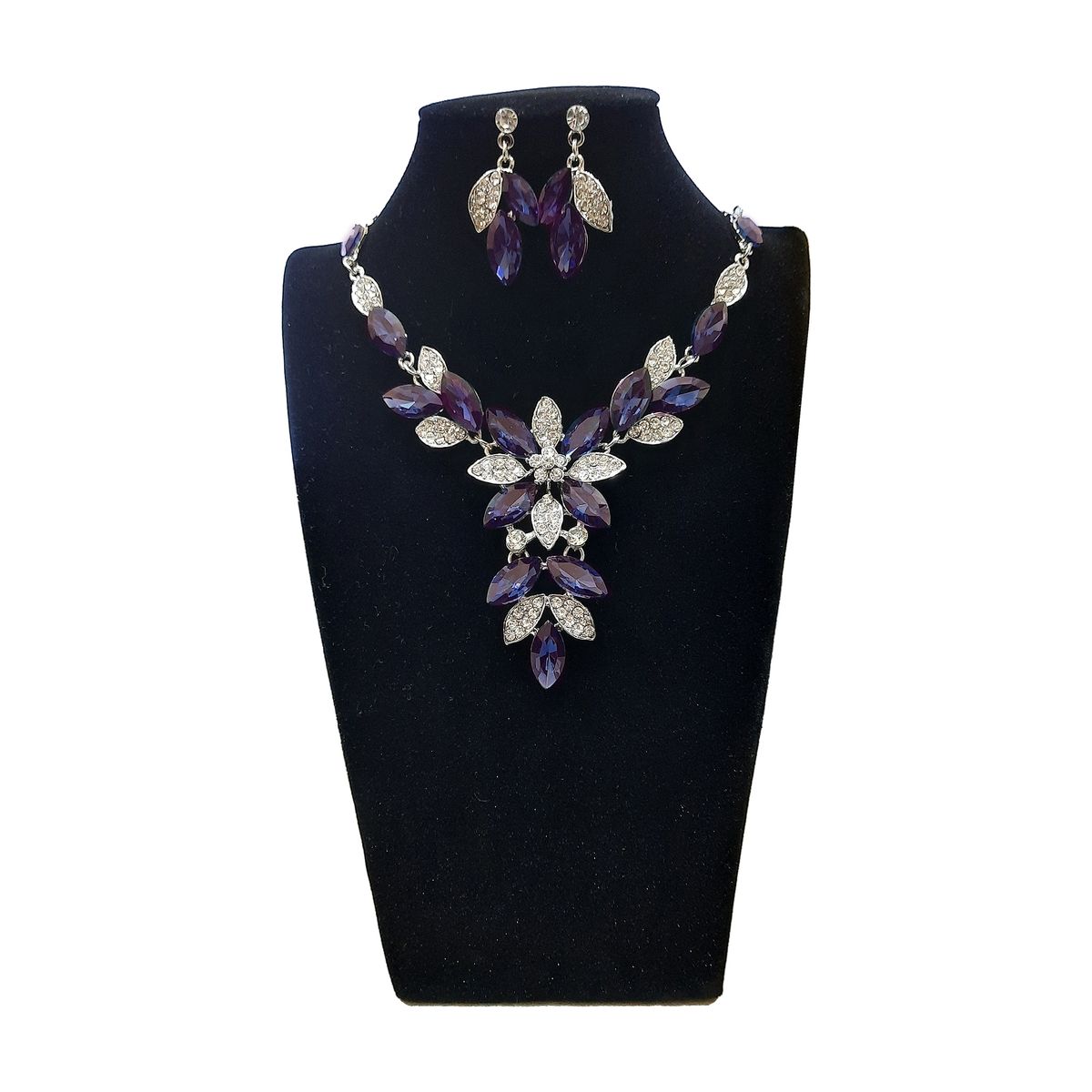 GENERICO - Set De Collar Y Aros Para Fiesta Triz