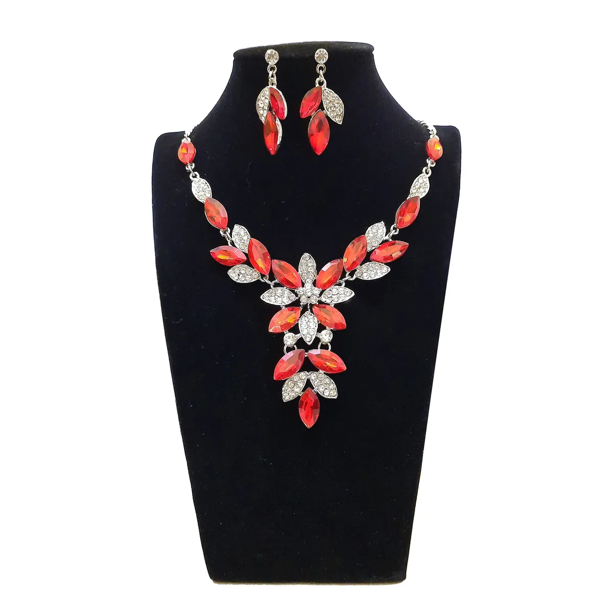 GENERICO - Set De Collar Y Aros Para Fiesta Triz