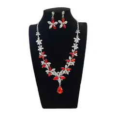 GENERICO - Set De Collar Y Aros Para Fiesta Ella
