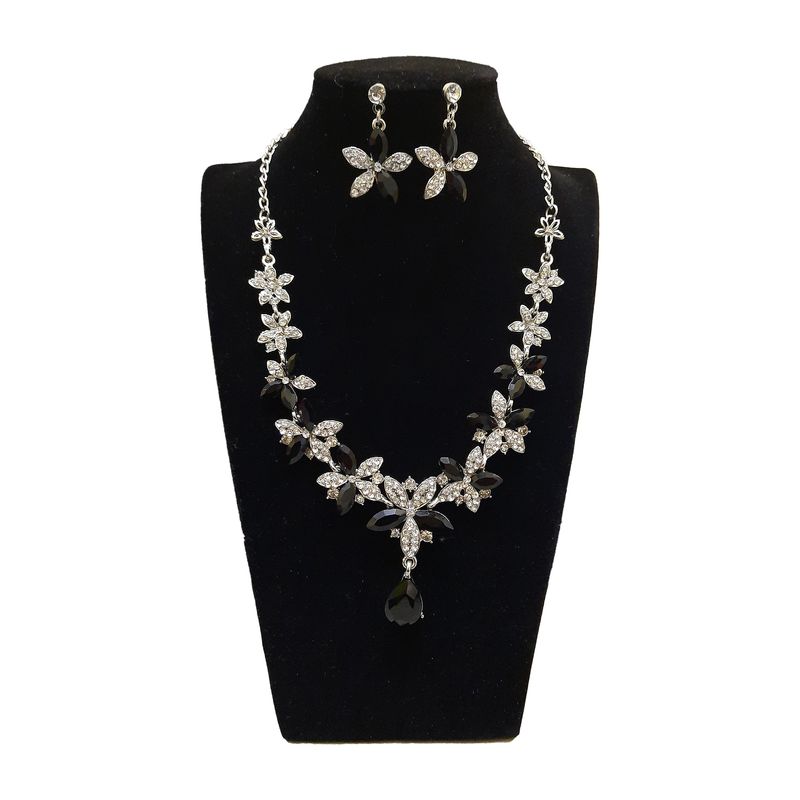 GENERICO - Set De Collar Y Aros Para Fiesta Ella
