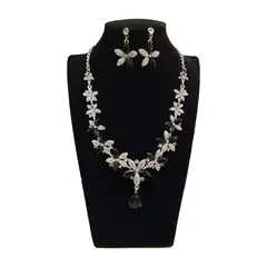 GENERICO - Set De Collar Y Aros Para Fiesta Ella
