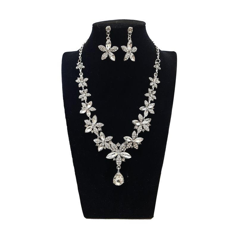 GENERICO - Set De Collar Y Aros Para Fiesta Ella