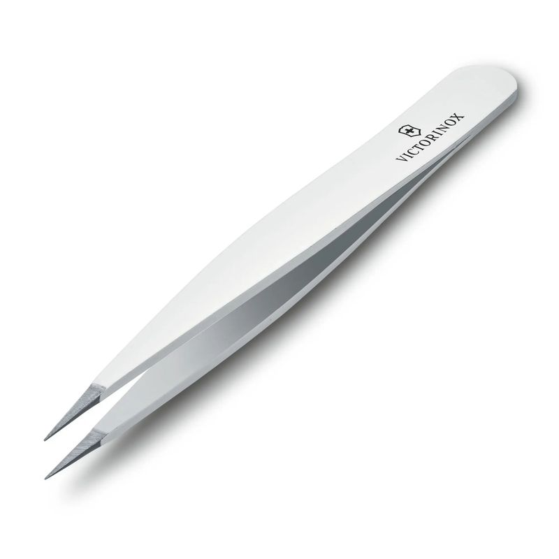 VICTORINOX - Pinza Swiss Puntiaguda Blanca Victorinox Depilar 820627e