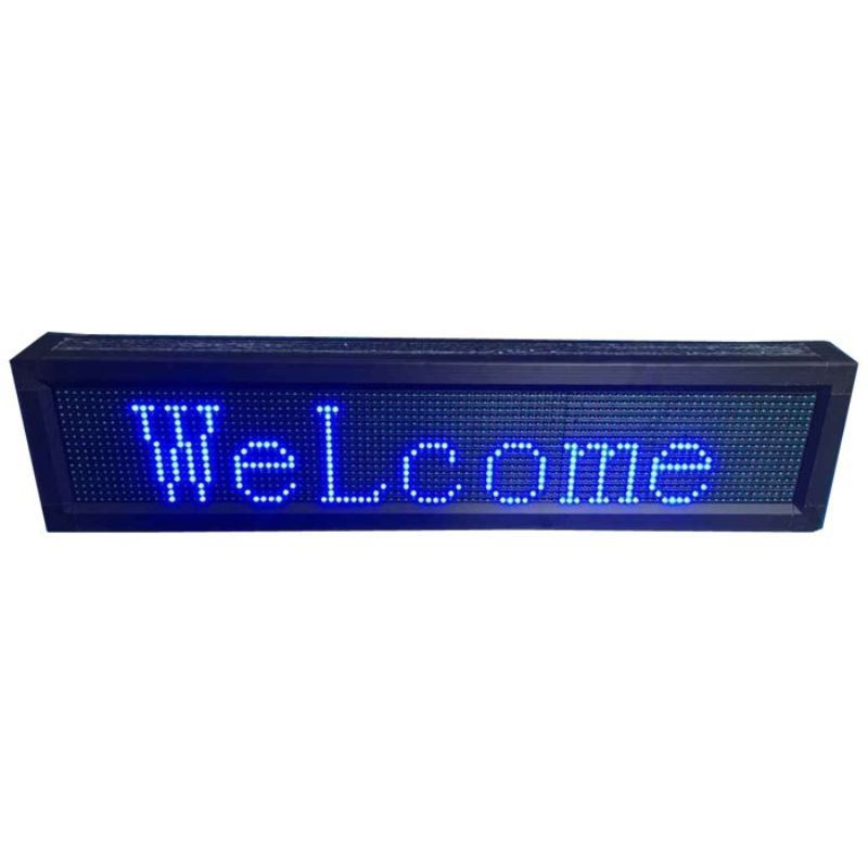 GENERICO - Letrero Led Luminoso Programable Inalámbrico Wifi Azul