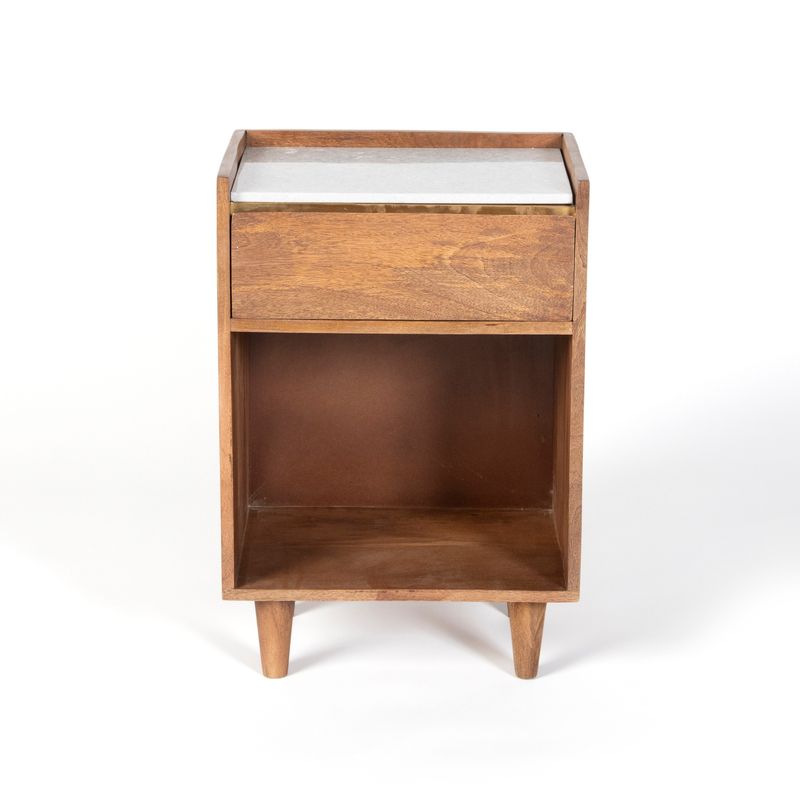 THE POPULAR DESIGN - VELADOR MADERA Y MARMOL THEA II