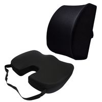 Cojin Lumbar Viscoelástico Asiento + Cojin Espalda