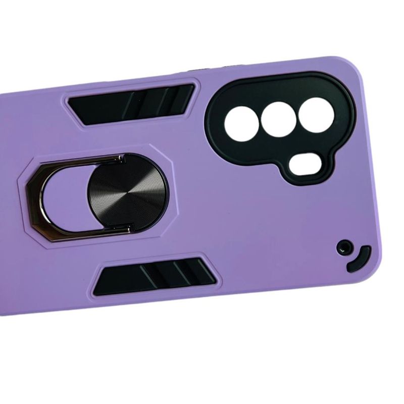 GENERICO - Carcasa Para Huawei Nova Y70 Anti Golpes Anillo Lila