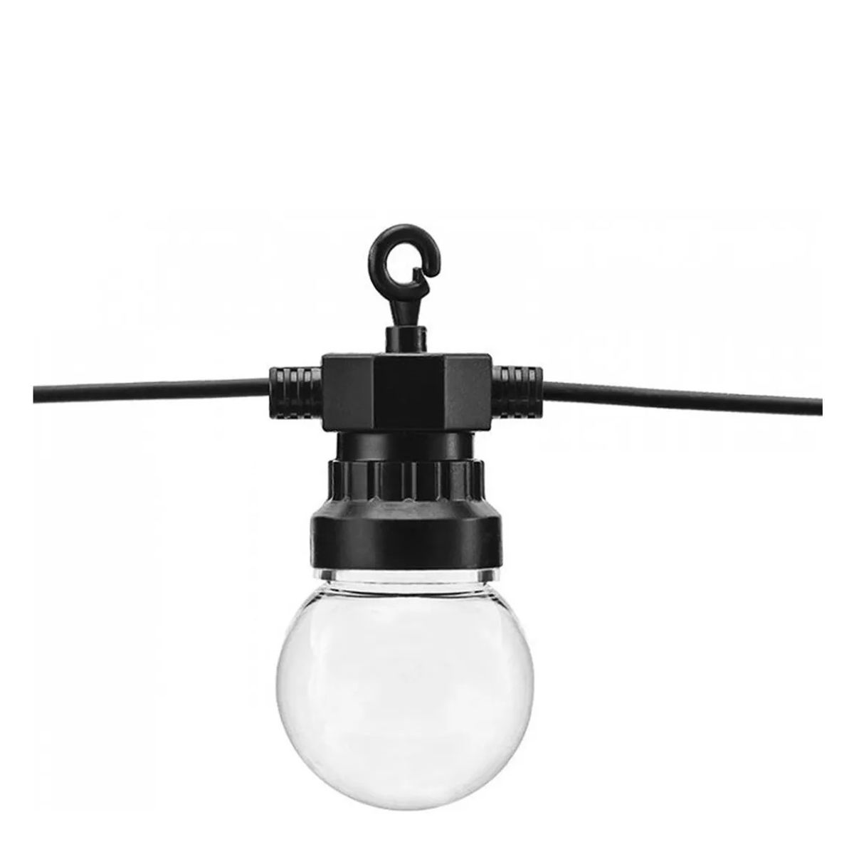 GENERICO - Guirnalda Luces Vintage Solares Cascada Luces Solar