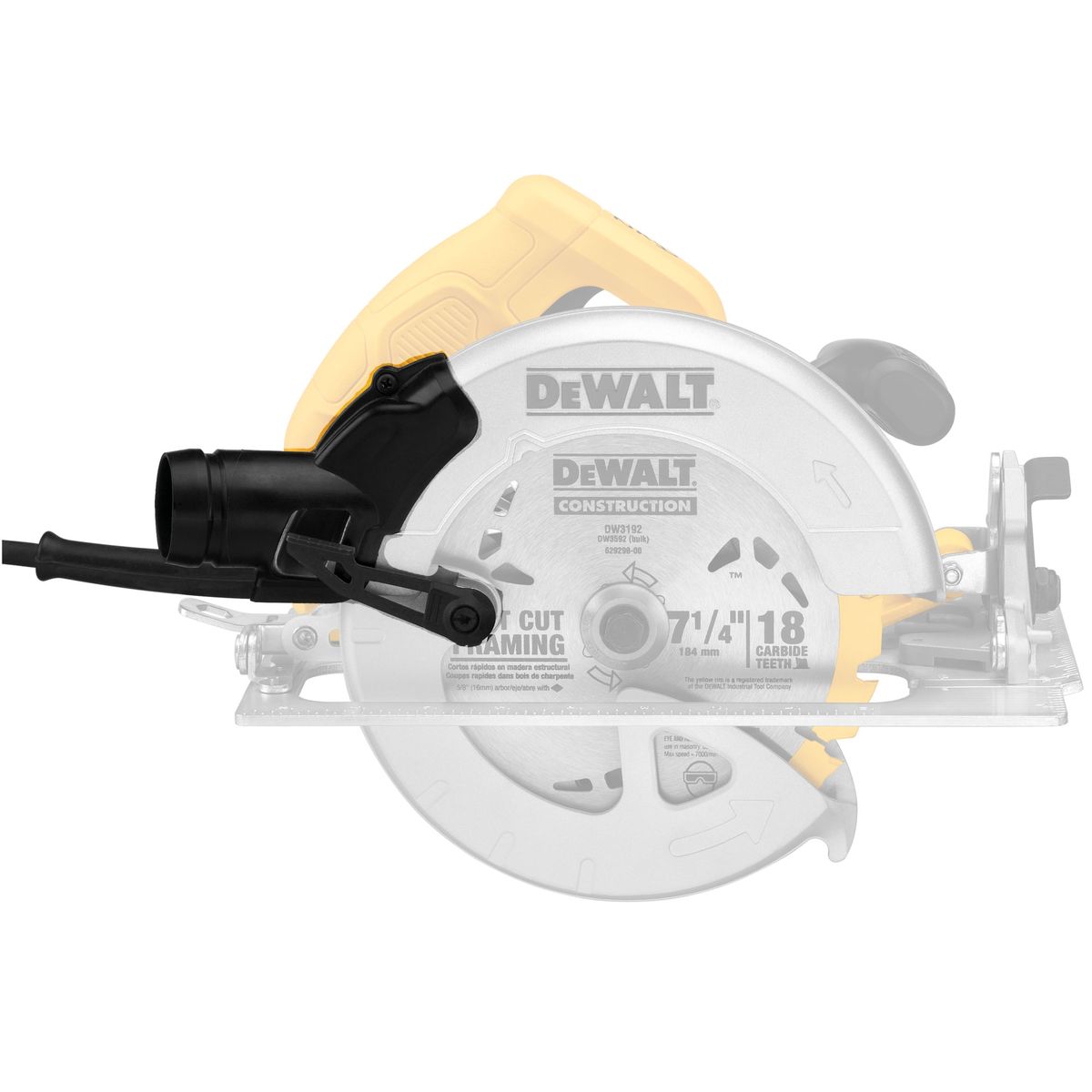 DEWALT - Adaptador para recolección de polvo DEWALT DWE575DC