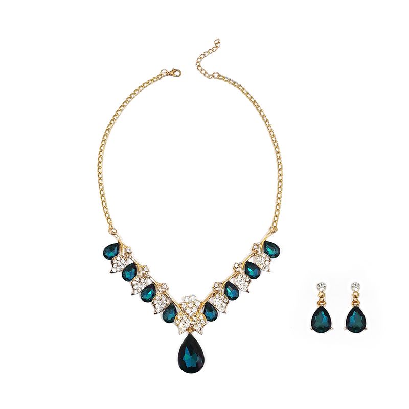 GENERICO - Set De Collar Y Aros Para Fiesta Elegancia Encanto