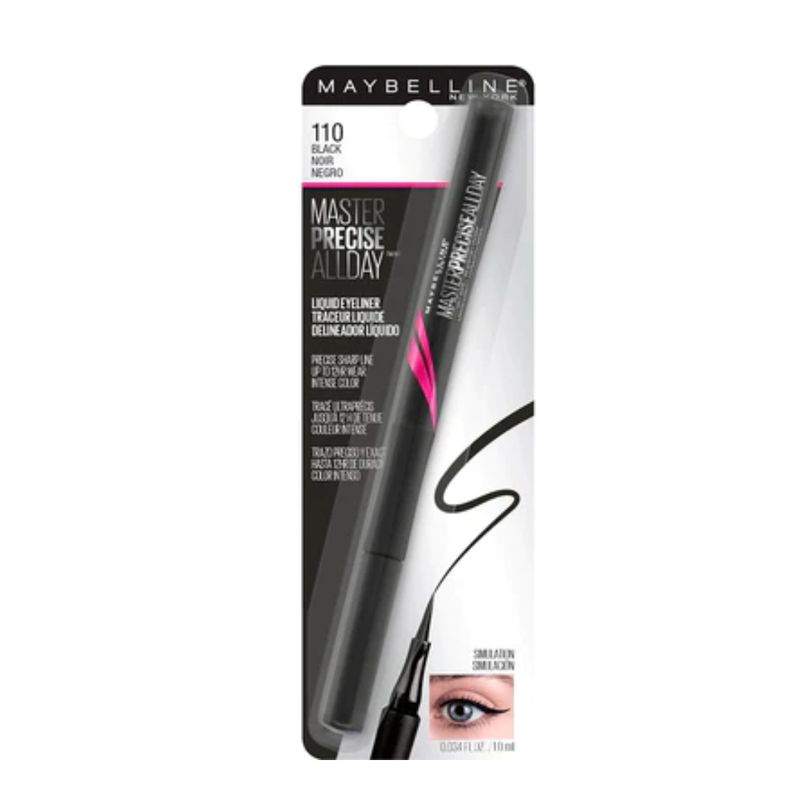 MAYBELLINE - Delineador De Ojos Master Precise Negro  / Cosmetic.