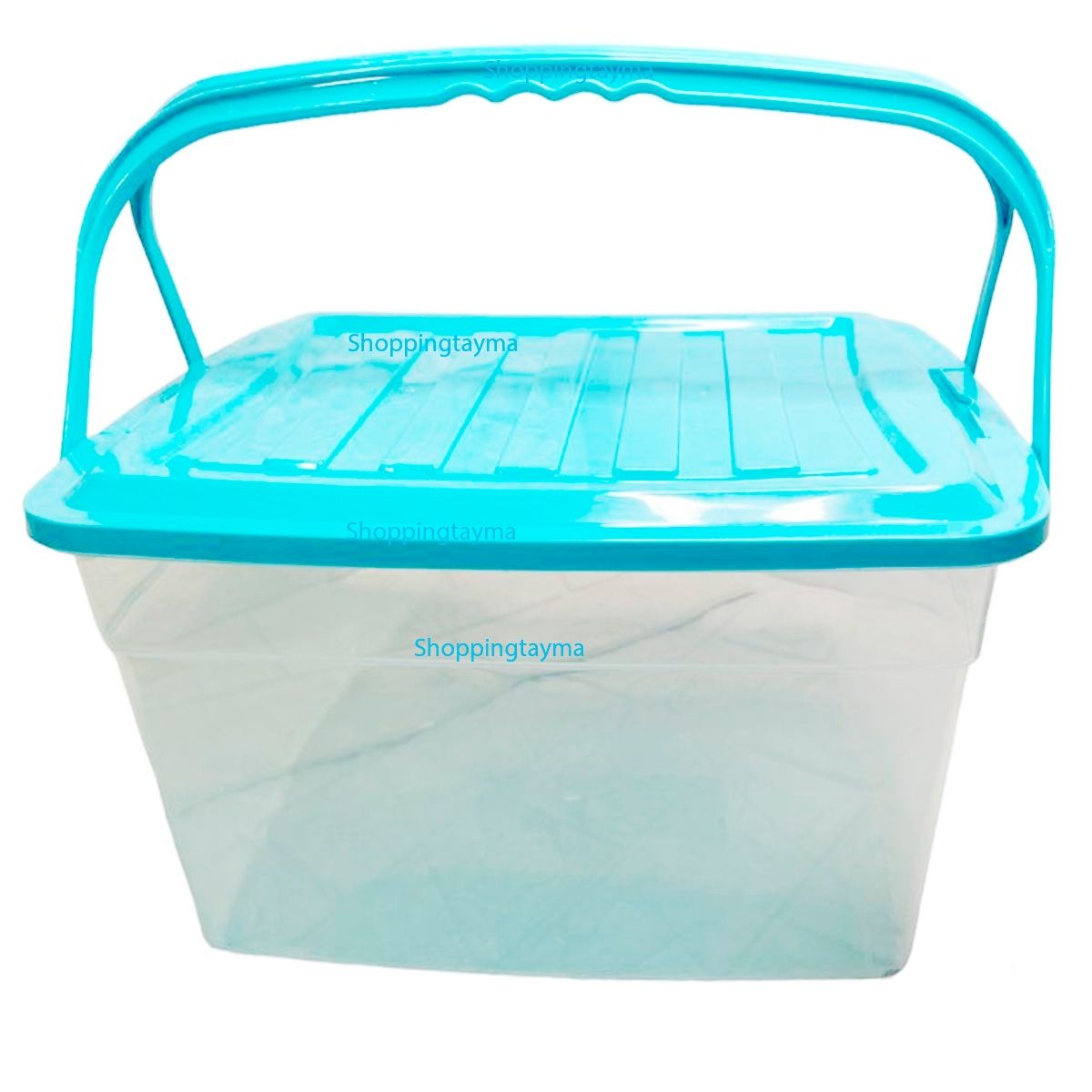 REYPLAST - Caja Organizadora Almacenamiento Con Broches Y Asas 14 Lts