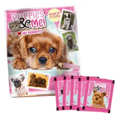 PANINI EDICIONES - PUPPIES & ME! I LOVE MI PERRITO (INCLUYE 1 ÁLBUM TAPA BLANDA +25 SOBRES)