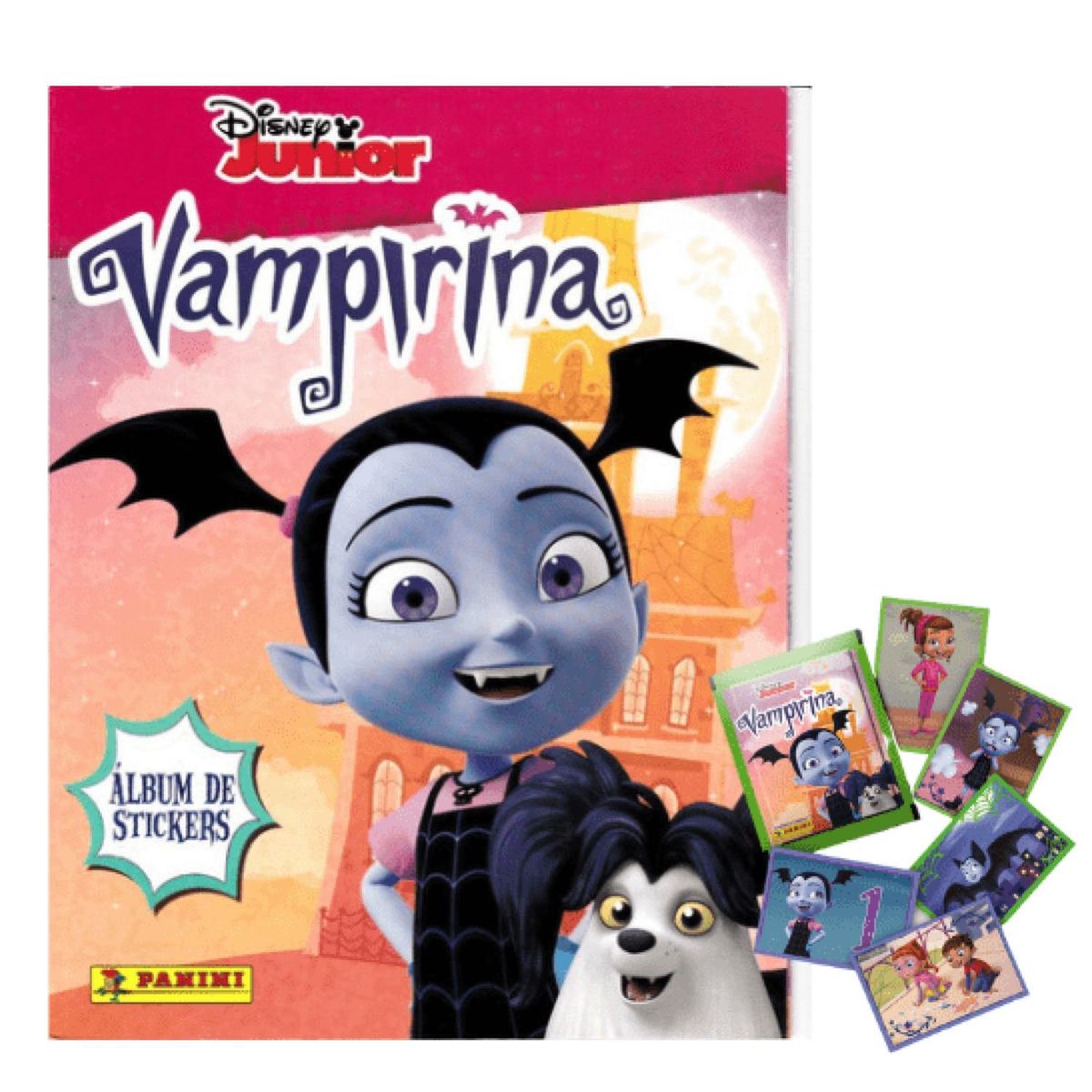 PANINI EDICIONES - VAMPIRINA (INCLUYE 1 ÁLBUM TAPA BLANDA + 50 SOBRES)