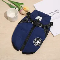 Parka Chaqueta Impermeable Talla M Perro Azul