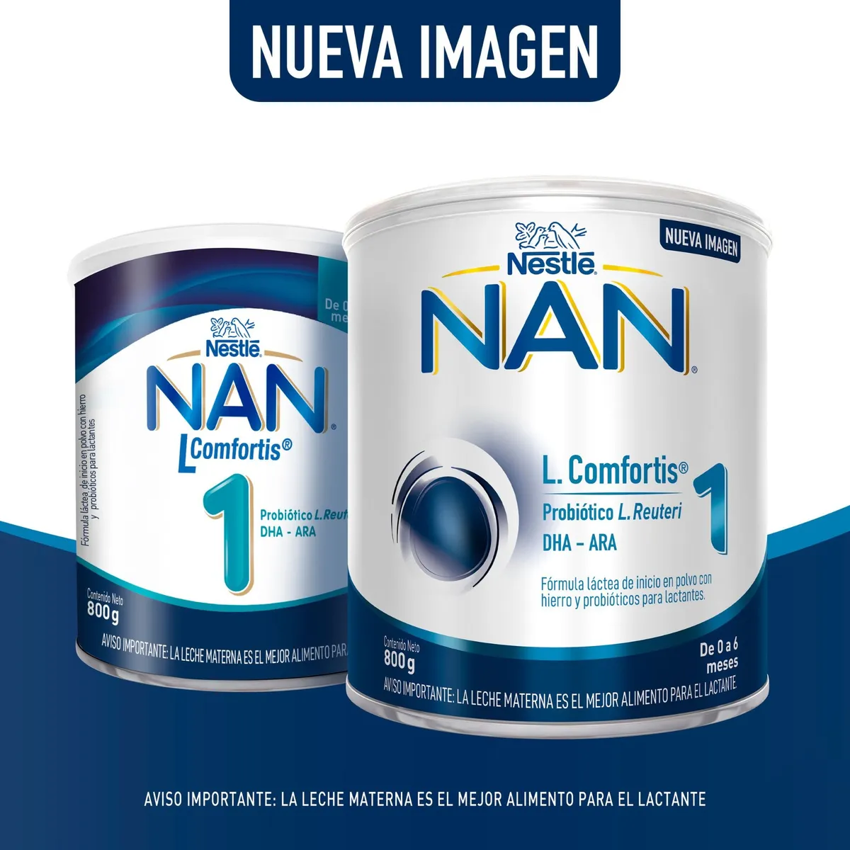 NESTLE - Fórmula Infantil NAN® 1 L Comfortis 800g