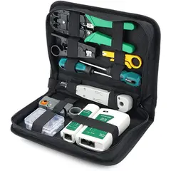 U BUY - Kit De Herramientas Para Redes Crimpeadora Pelacable Rj45