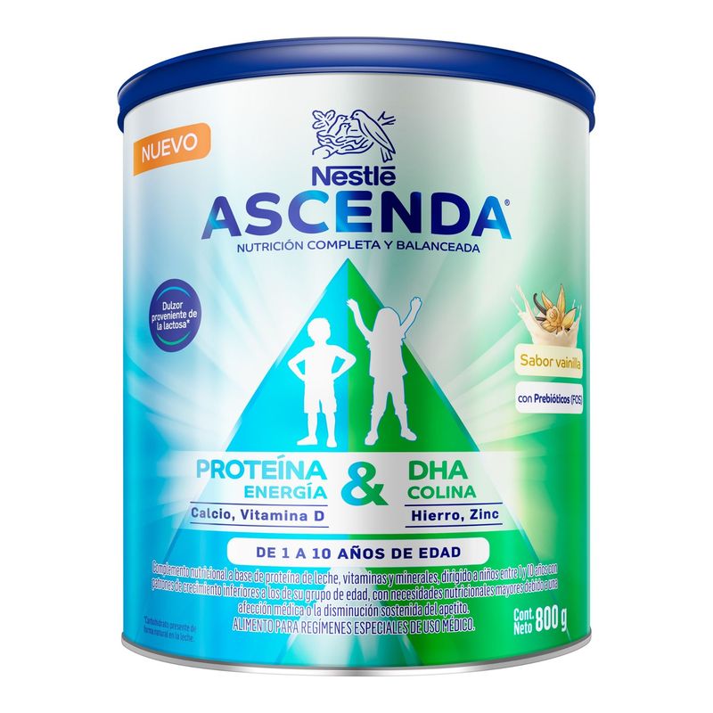 NESTLE - Suplemento Nestlé Ascenda® Vainilla 800 G