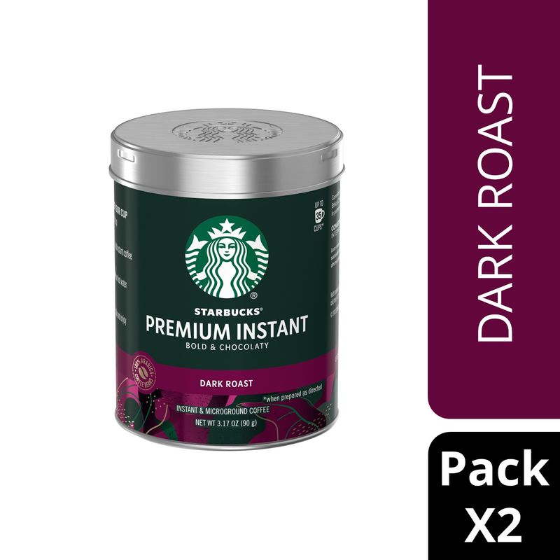STARBUCKS - Café STARBUCKS® Dark Roast 90g X2 Tarros