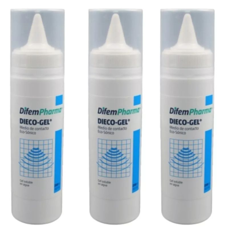DIFEM PHARMA - Gel Conductor Ultrasonido Dieco-gel 250 Ml Pack 3 Un.