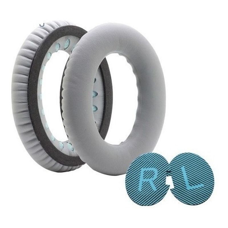 GENERICO - Par Almohadillas Para Bose Quietcomfort Qc25 Qc35 Qc15 Ae2 Gris