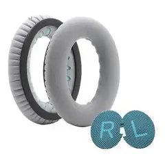 GENERICO - Par Almohadillas Para Bose Quietcomfort Qc25 Qc35 Qc15 Ae2 Gris