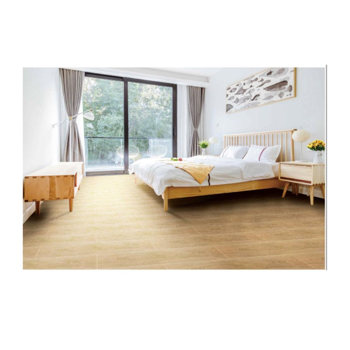 MOBII - Piso Vinilico Adhesivo Simil Madera 5 M2 Spc680010