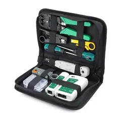 GENERICO - Kit Herramientas Para Redes Rj45 Rj11 Crimpeadora