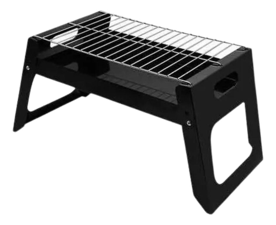 Mini Parrilla Carbon Portatil Asado 47x22x22.5 CM - Negro