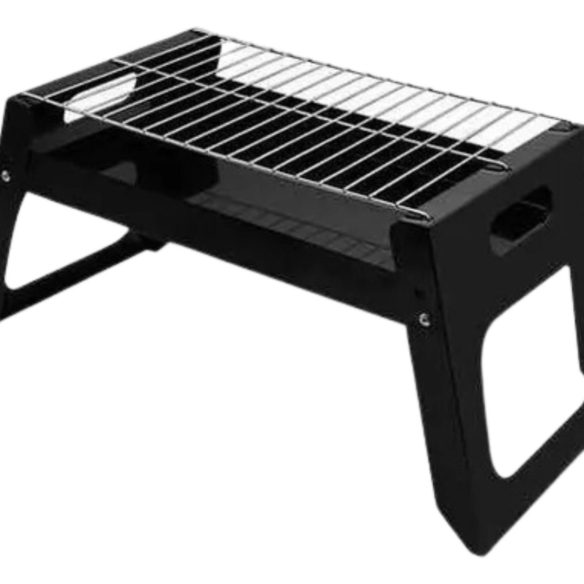IMPORTCLICK - Mini Parrilla Carbón Portátil Asado 47x22x22.5 CM - Negro