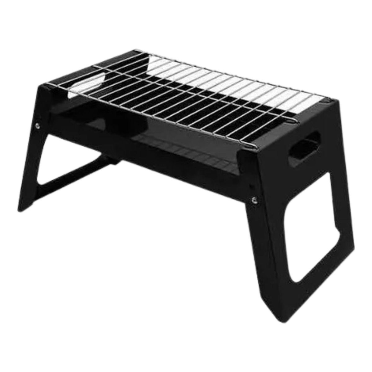 IMPORTCLICK - Mini Parrilla Carbón Portátil Asado 47x22x22.5 CM - Negro