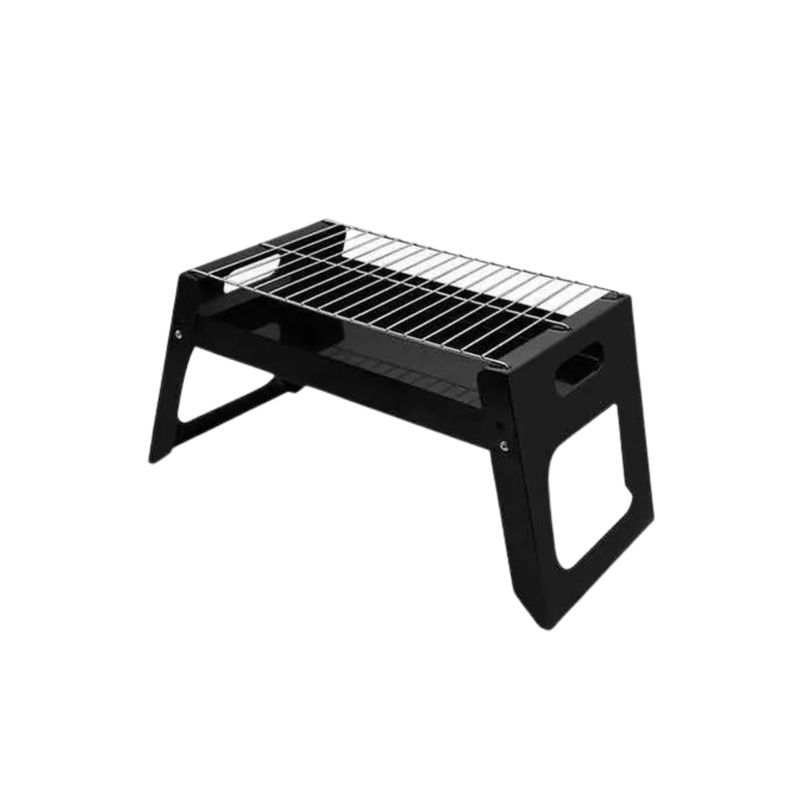 IMPORTCLICK - Mini Parrilla Carbón Portátil Asado 47x22x22.5 CM - Negro
