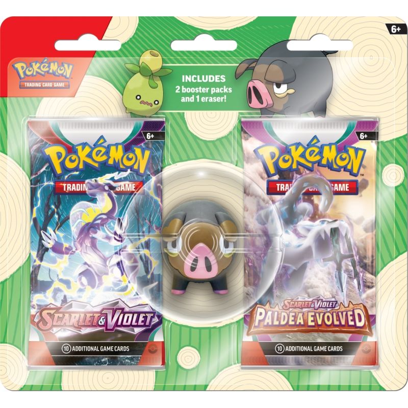 POKEMON - POKEMON COMPANY 85249 TCG BACK TO SCHOOL ERASER BLISTER 2023