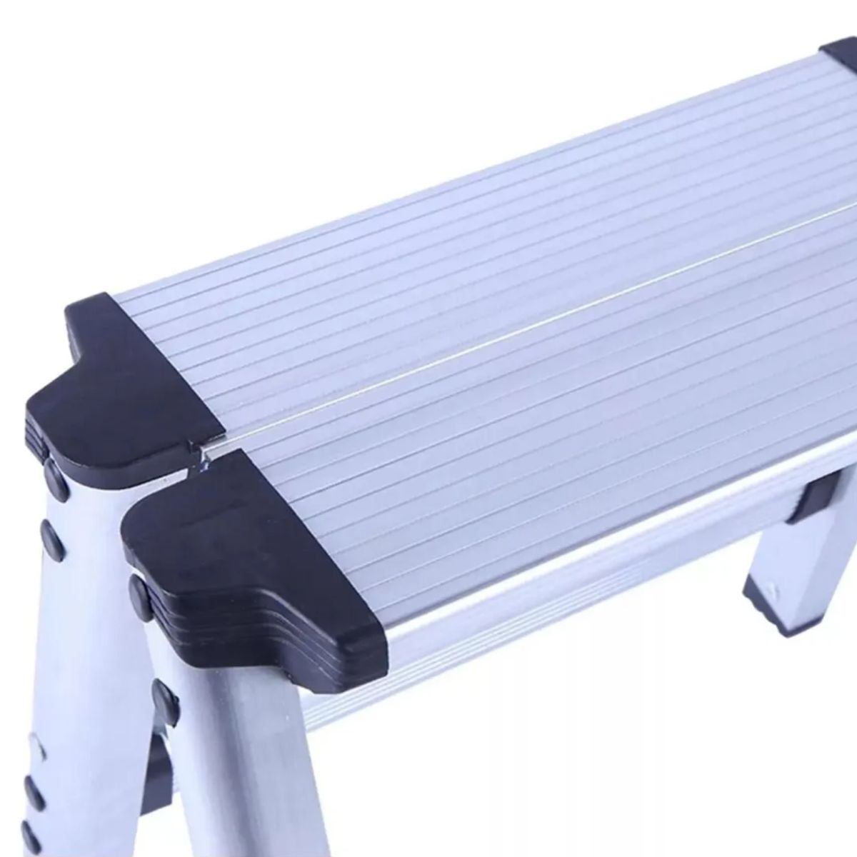 HYPER - Escalera Banquito Plegable Un Escalón Aluminio