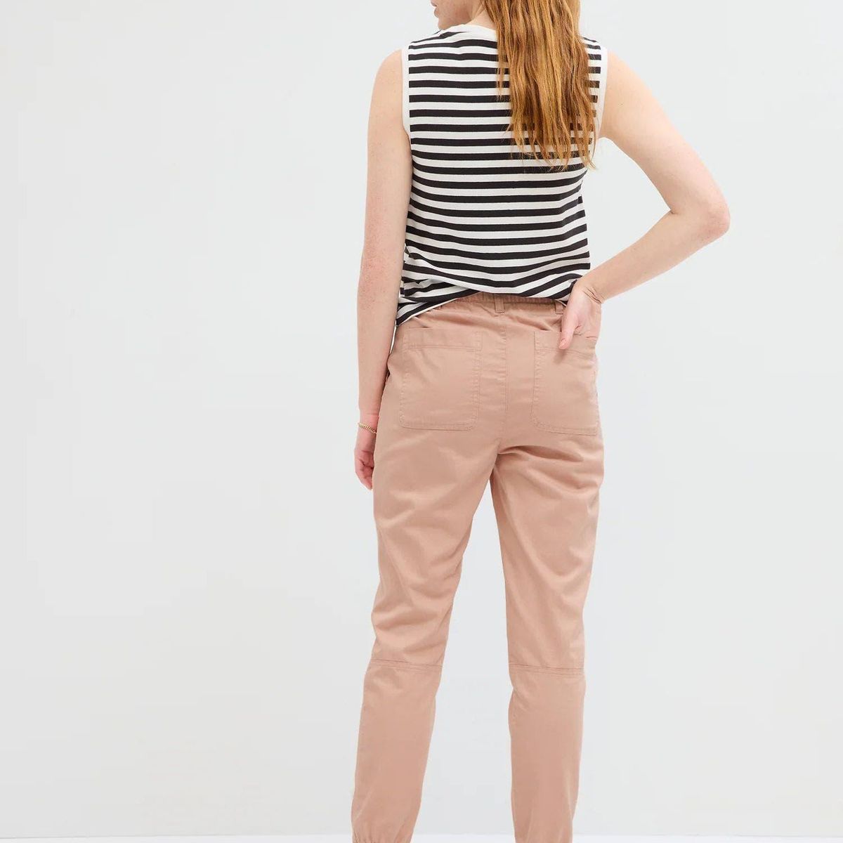 GAP - Pantalón Jogger Cargo Con Washwell Rosado GAP