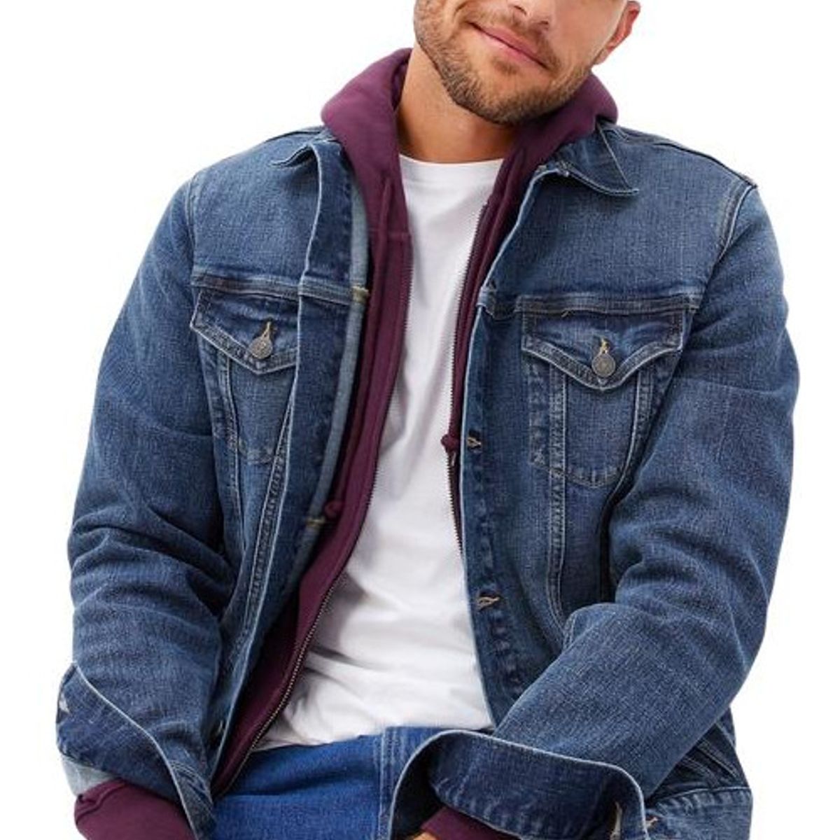 GAP - Chaqueta Jeans Azul GAP