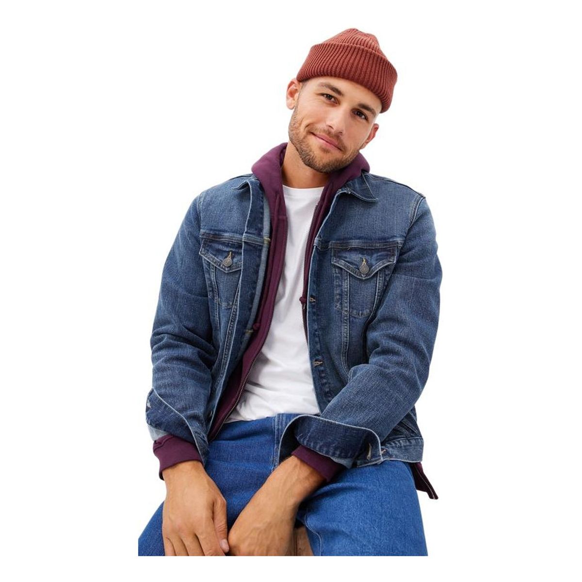 GAP - Chaqueta Jeans Azul GAP