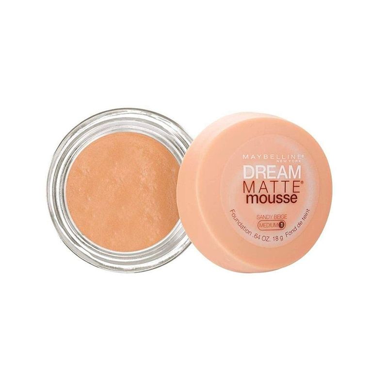 MAYBELLINE - Base De Maquillaje Dream Matte Mousse Sandy Beige Maybelline.