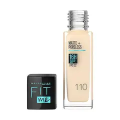 MAYBELLINE - Base de Maquillaje Matte + Poreless 110 Maybelline.