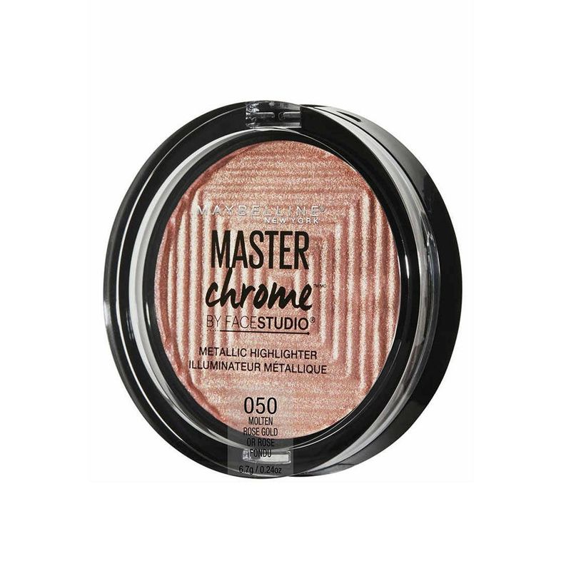 MAYBELLINE - Iluminador Master Chrome Rose Gold Maybelline / Cosmetic.