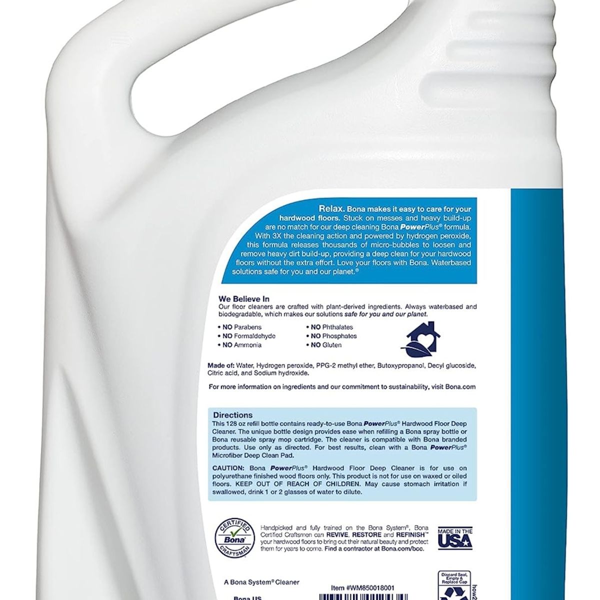 BONA - Limpiador Profundo para Pisos de Madera Bona 4.73 Lt BONA