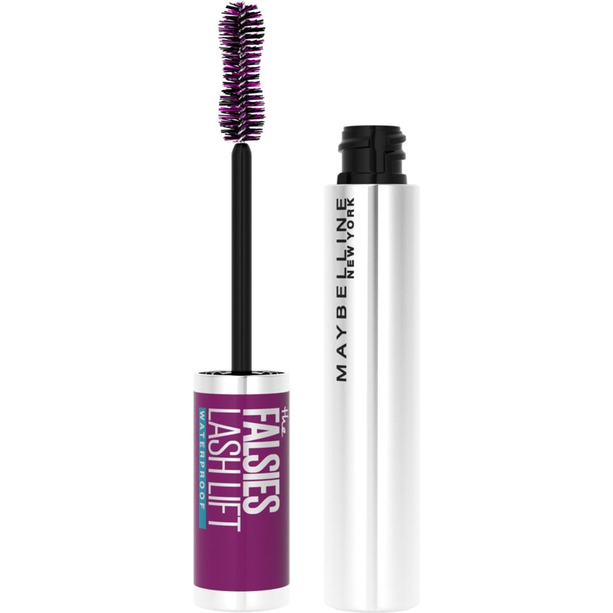 MAYBELLINE - MÁSCARA DE PESTAÑAS FALSIES LASH LIFT A PRUEBA DE AGUA NEGRO MAYBELLINE.