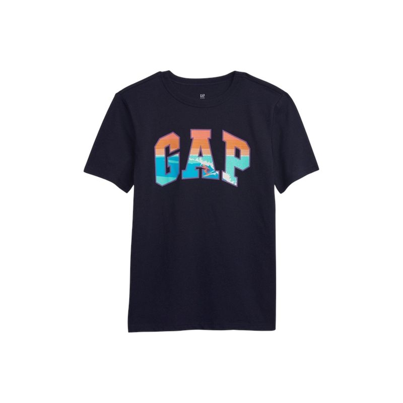 GAP - Polera Logo s Azul GAP