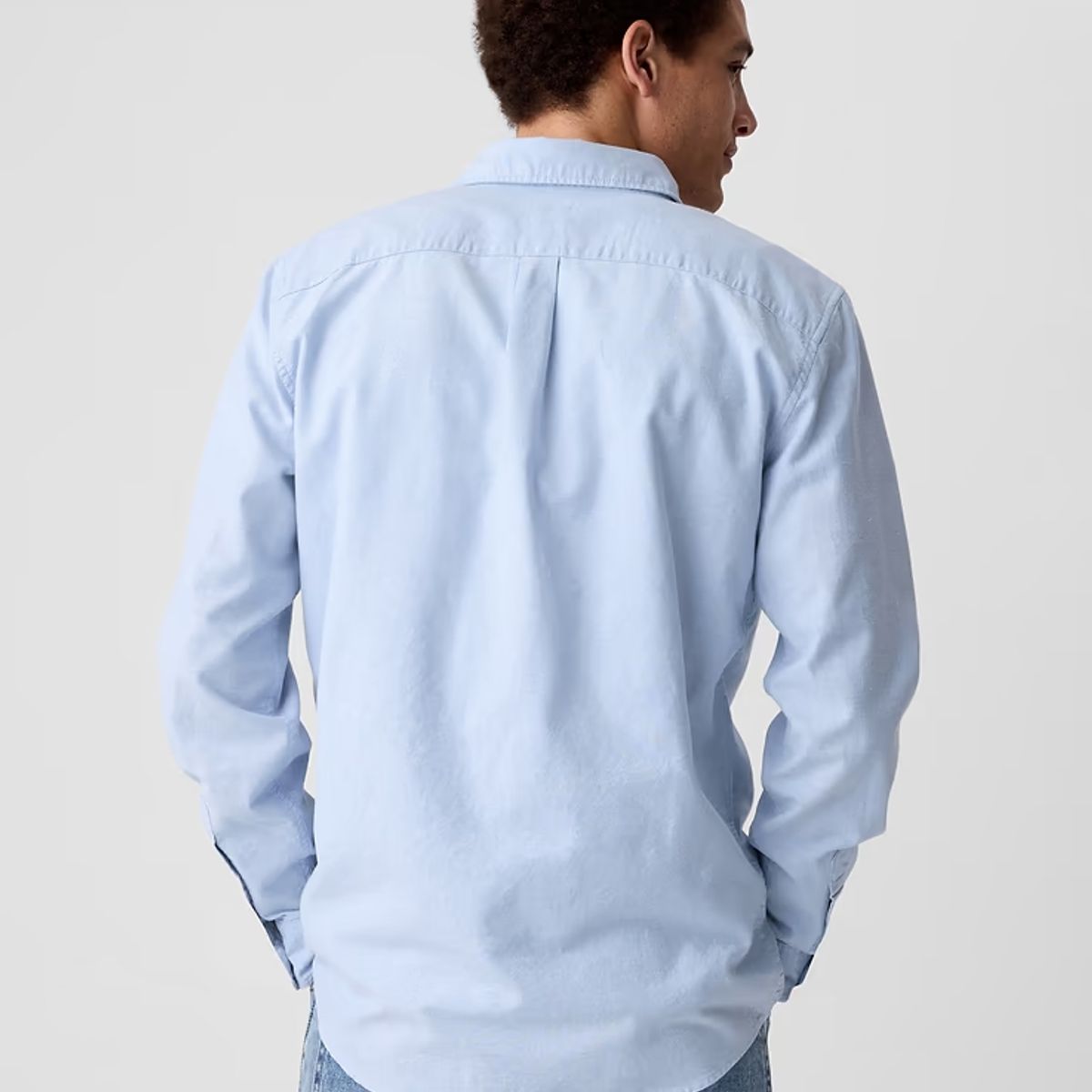 GAP - Camisa Oxford Celeste