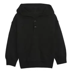 GAP - Chaleco Con Gorro Negro