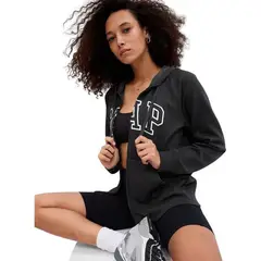 GAP - Polerón Logo Con Cierre Gris